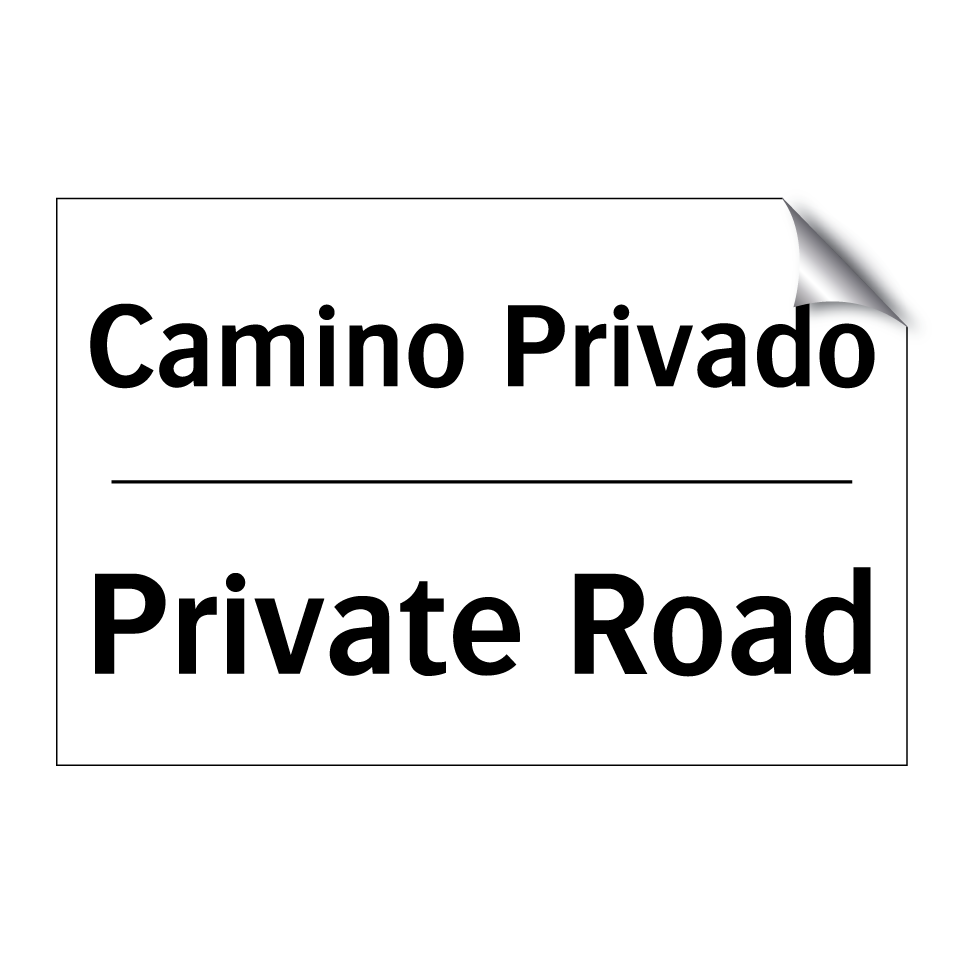 Camino Privado - Private Road
