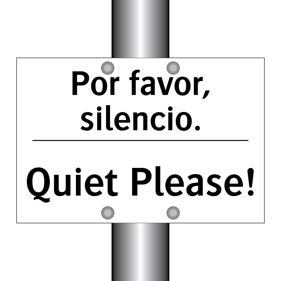 Por favor, silencio. - Quiet Please!
