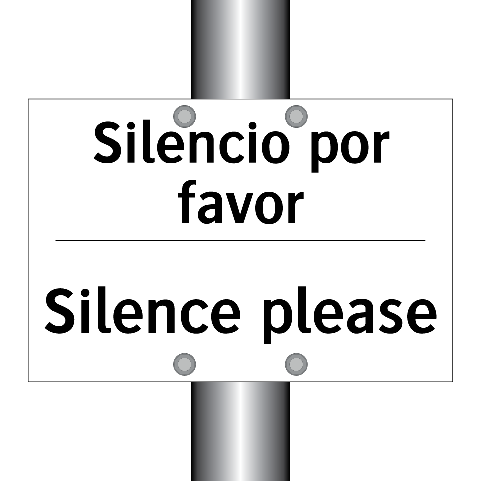 Silencio por favor - Silence please