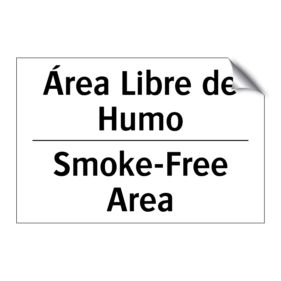 Área Libre de Humo - Smoke-Free Area