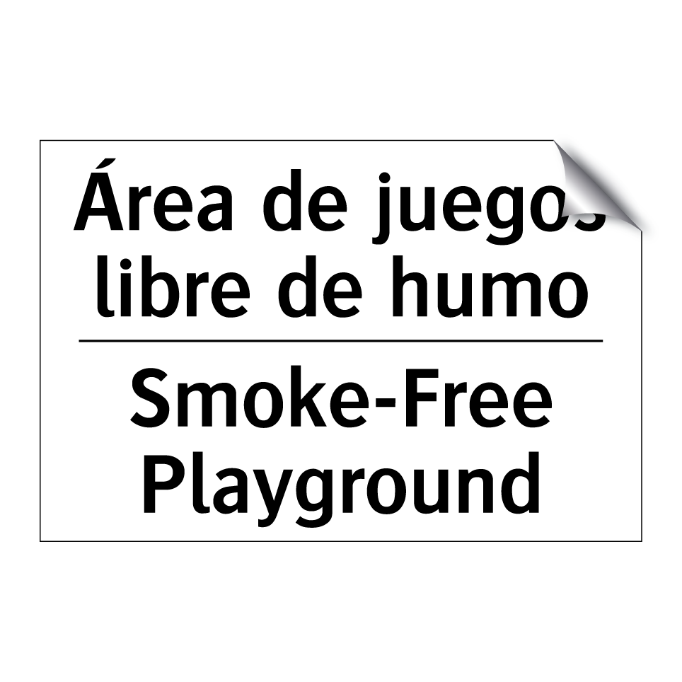 Área de juegos libre de humo - Smoke-Free Playground