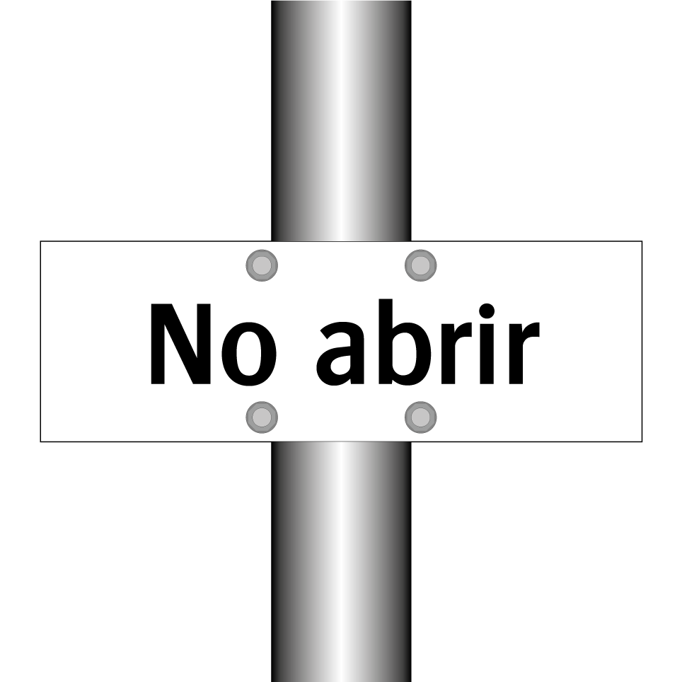 No abrir