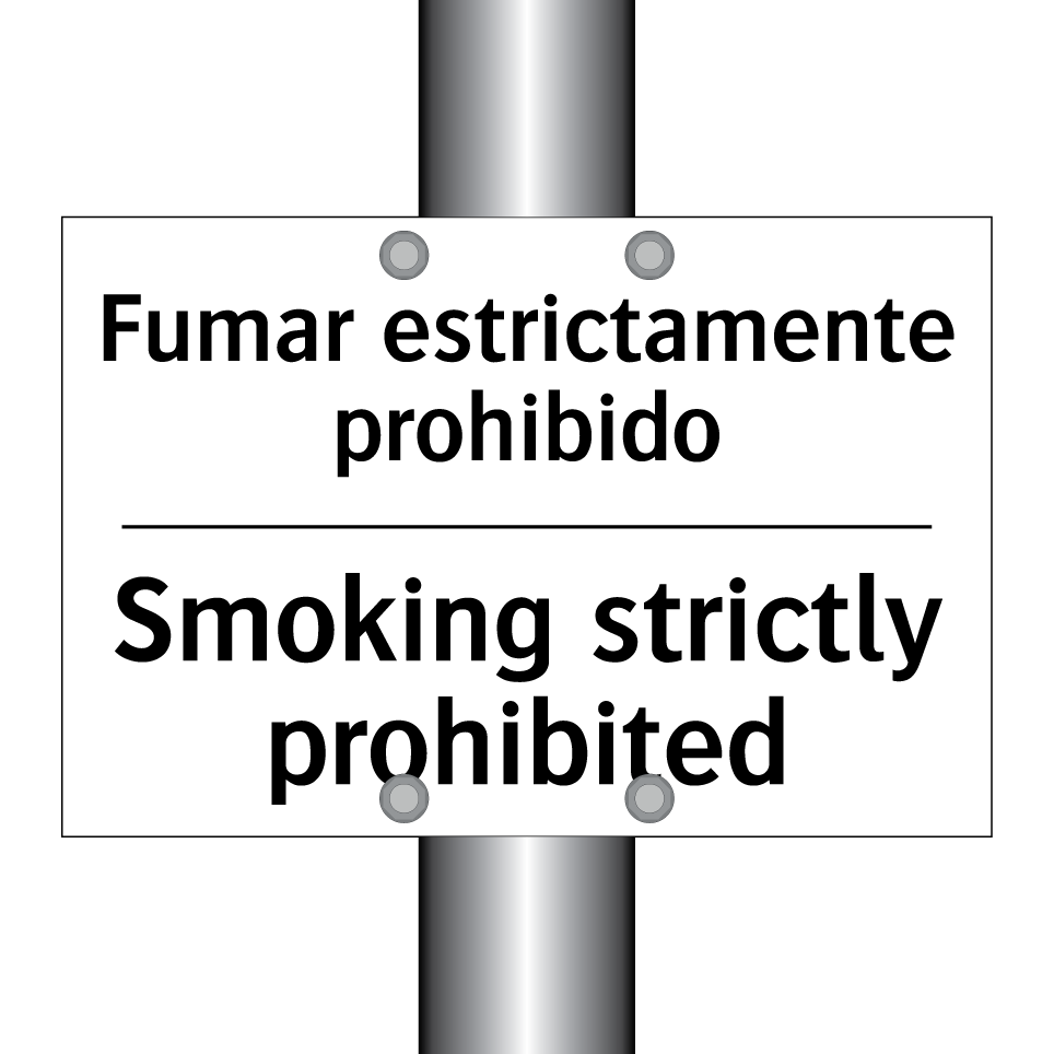 Fumar estrictamente prohibido - Smoking strictly prohibited