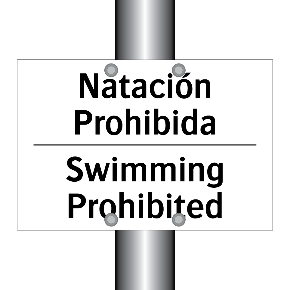 Natación Prohibida - Swimming Prohibited