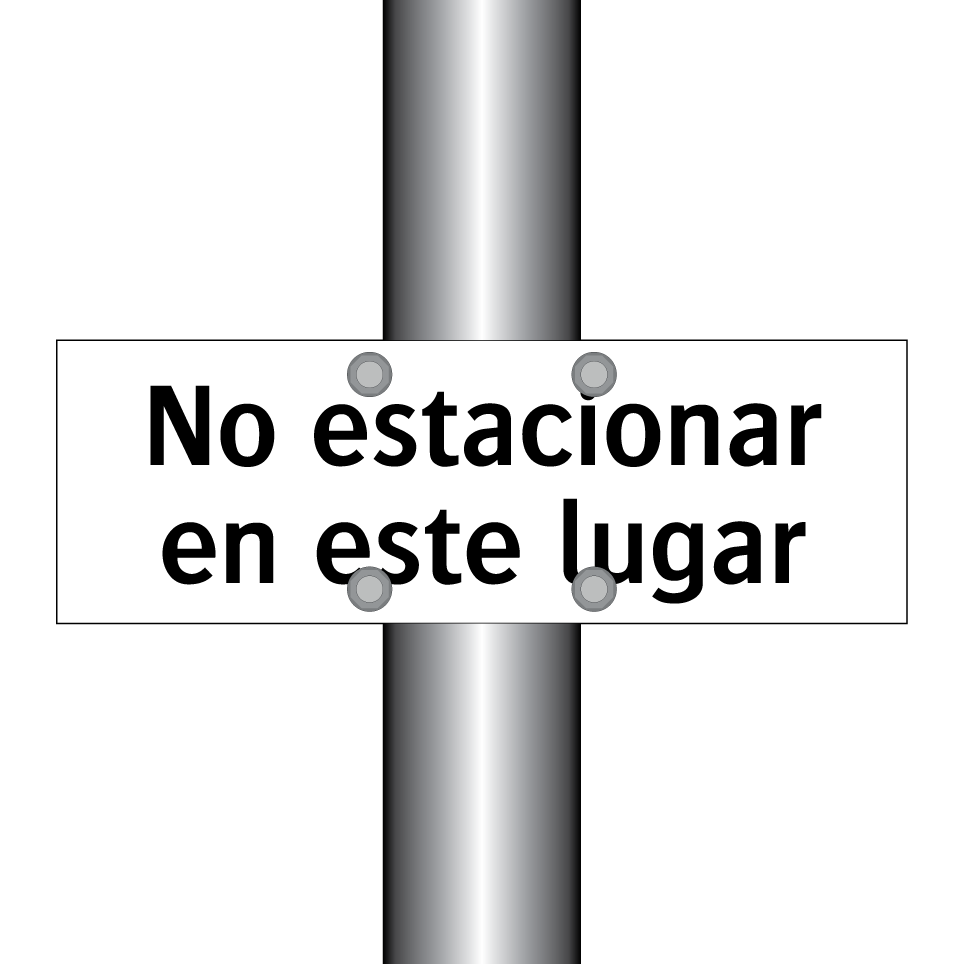 No estacionar en este lugar