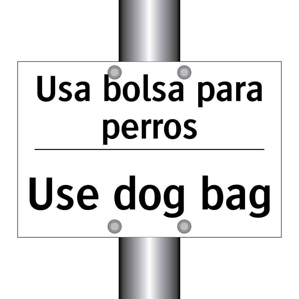 Usa bolsa para perros - Use dog bag