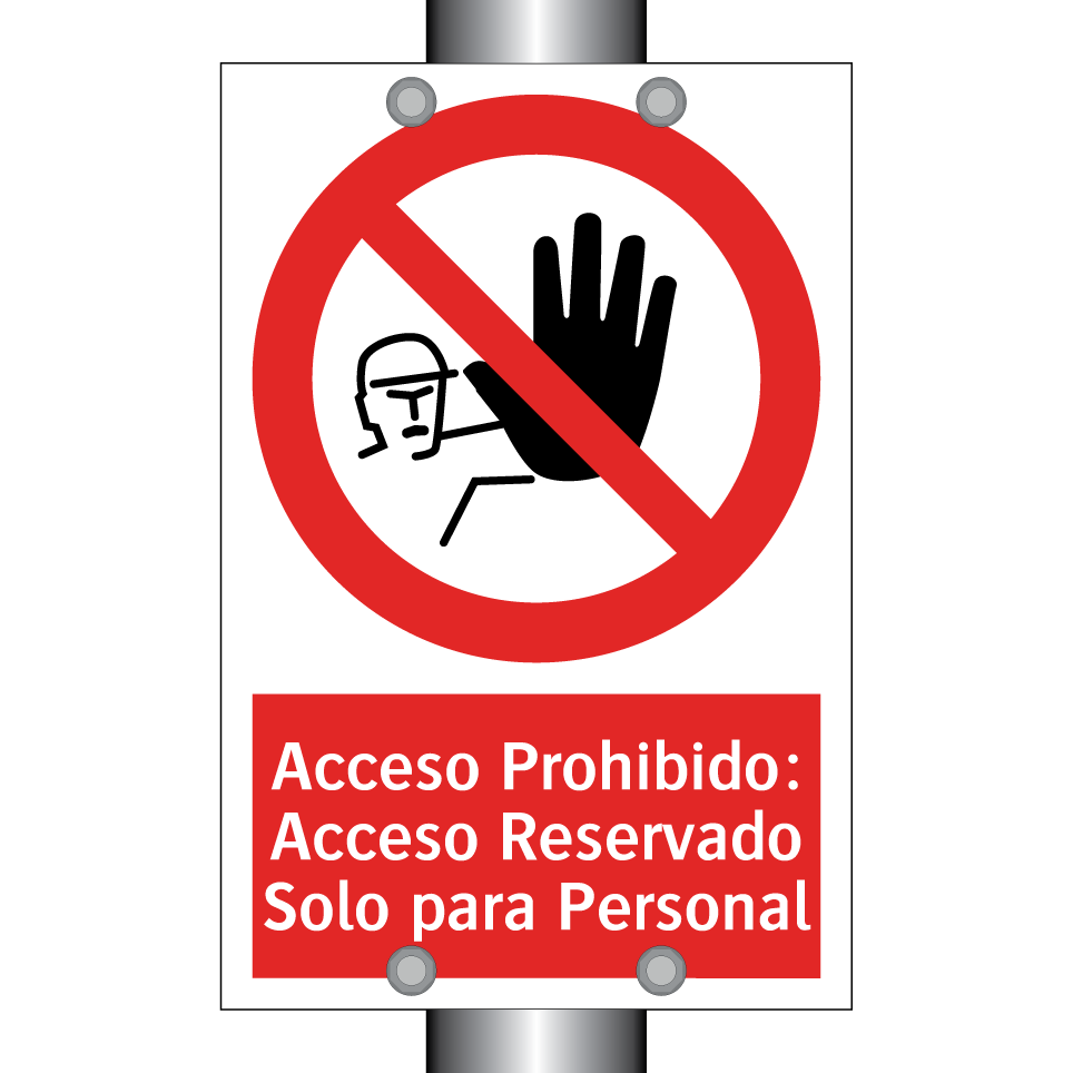 Acceso Prohibido: Acceso Reservado Solo para Personal