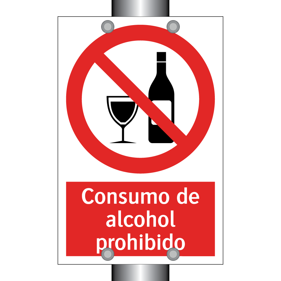 Consumo de alcohol prohibido