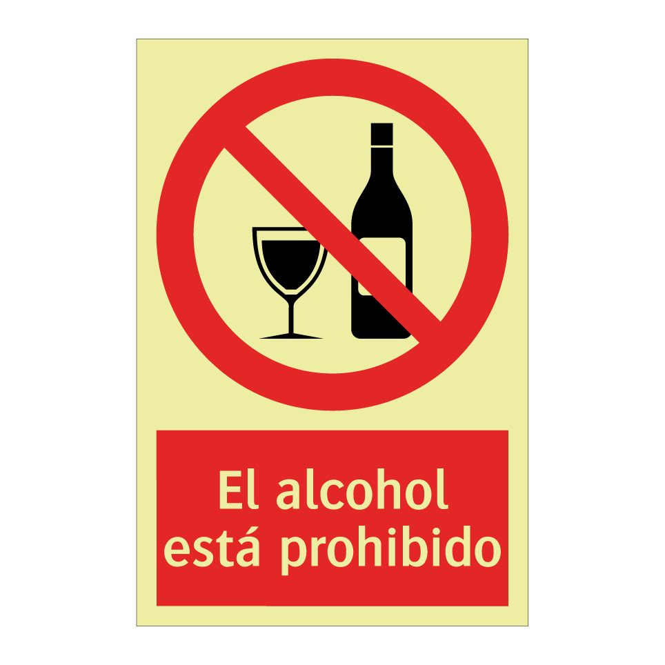 El alcohol está prohibido