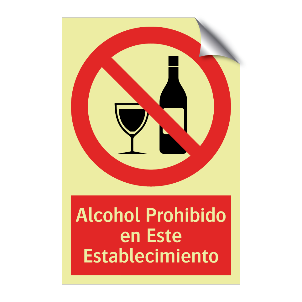 Alcohol Prohibido en Este Establecimiento