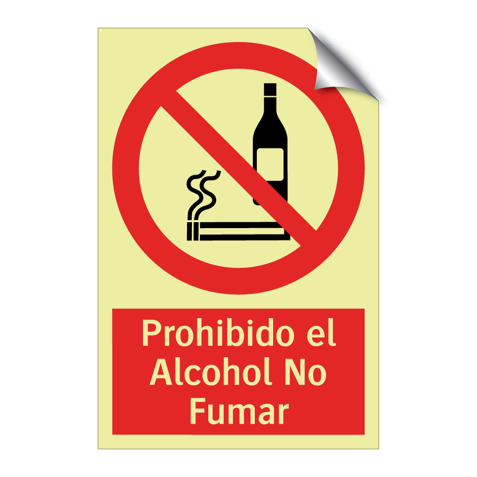 Prohibido el Alcohol No Fumar