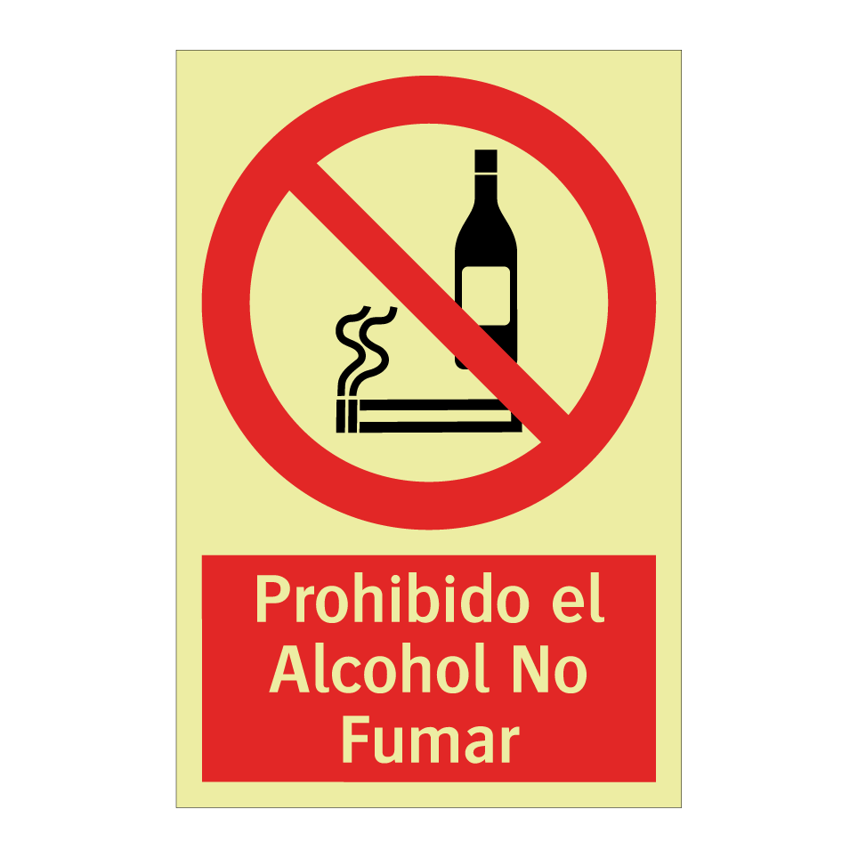 Prohibido el Alcohol No Fumar