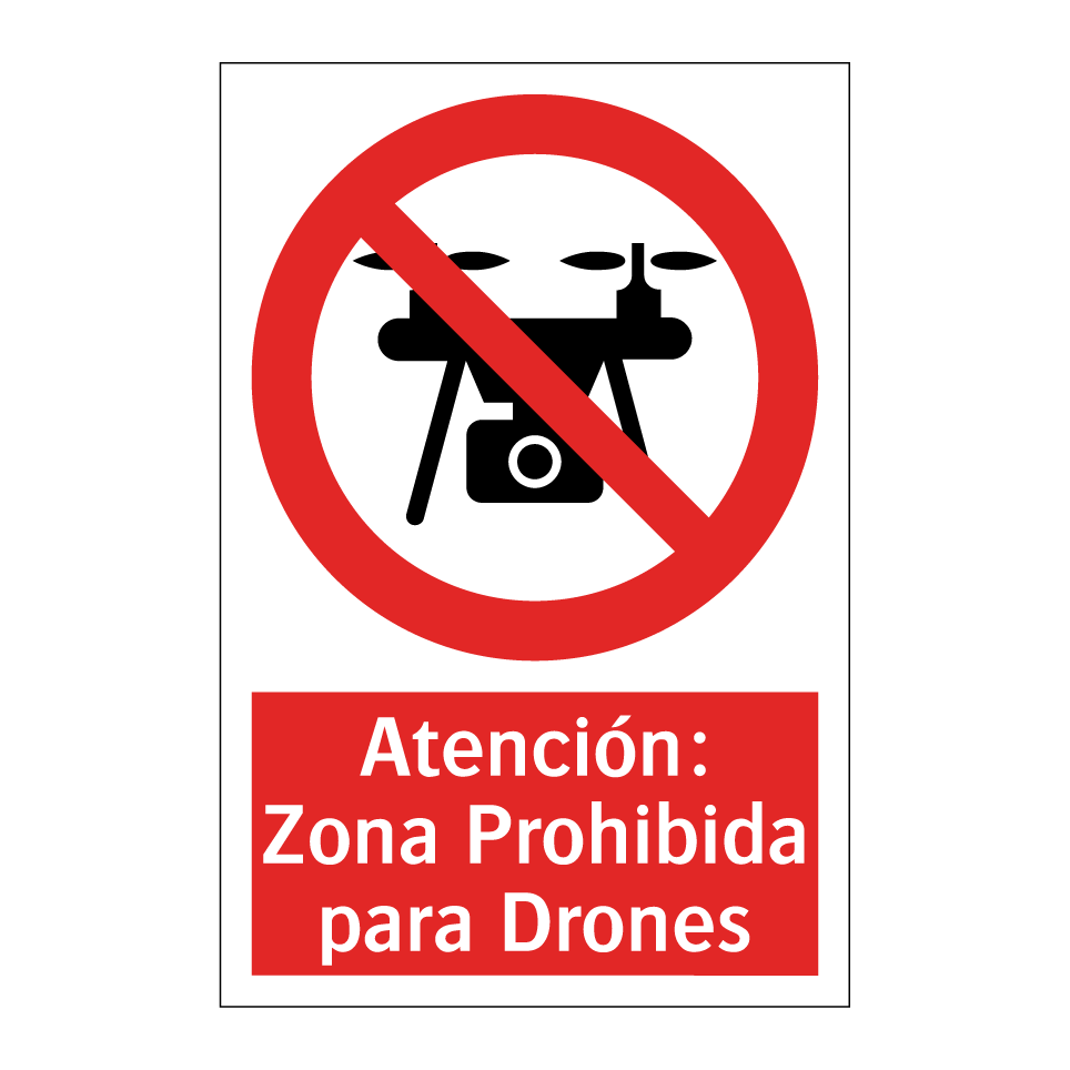 Atención: Zona Prohibida para Drones
