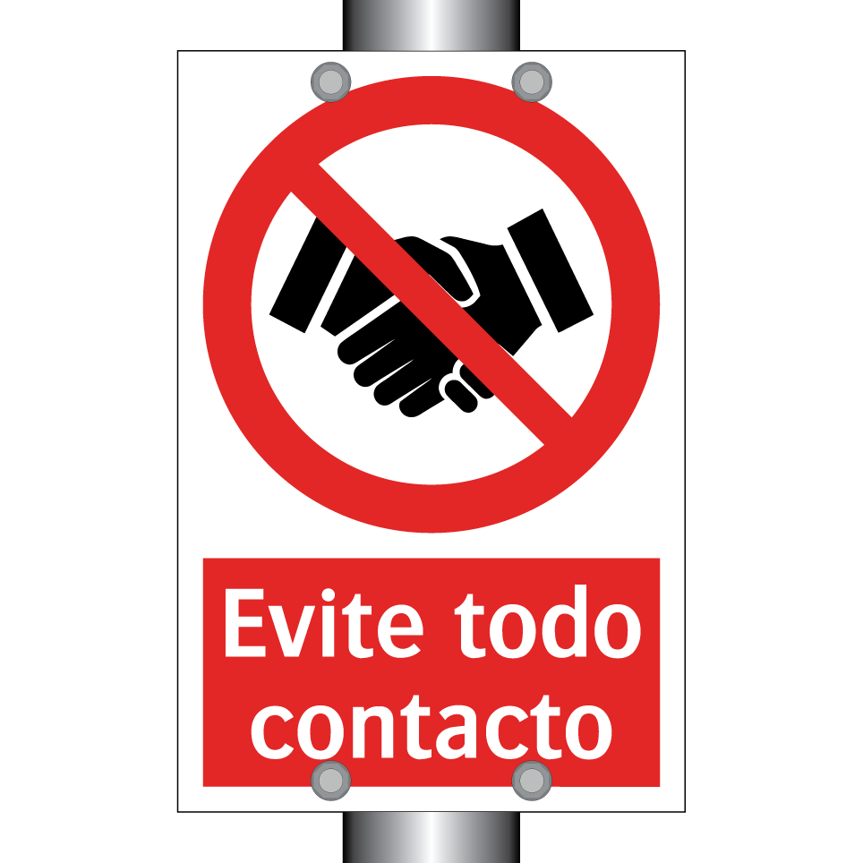 Evite todo contacto