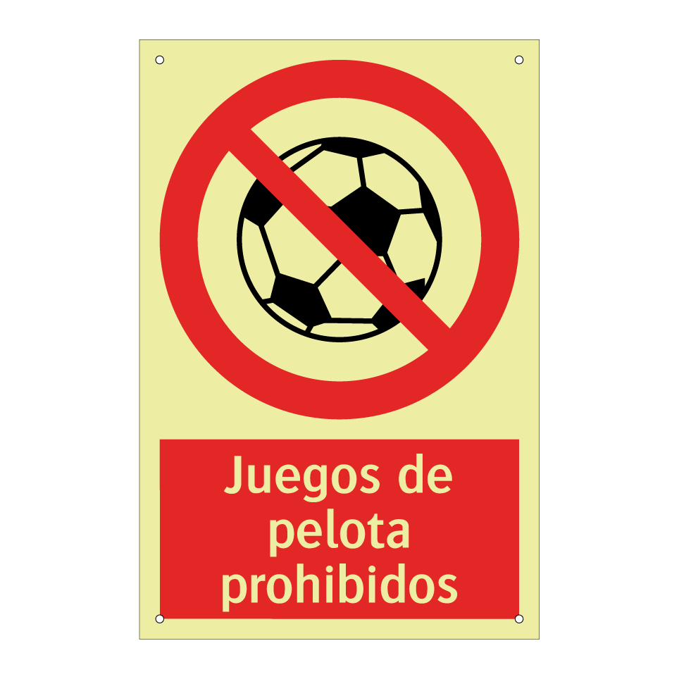 Juegos de pelota prohibidos