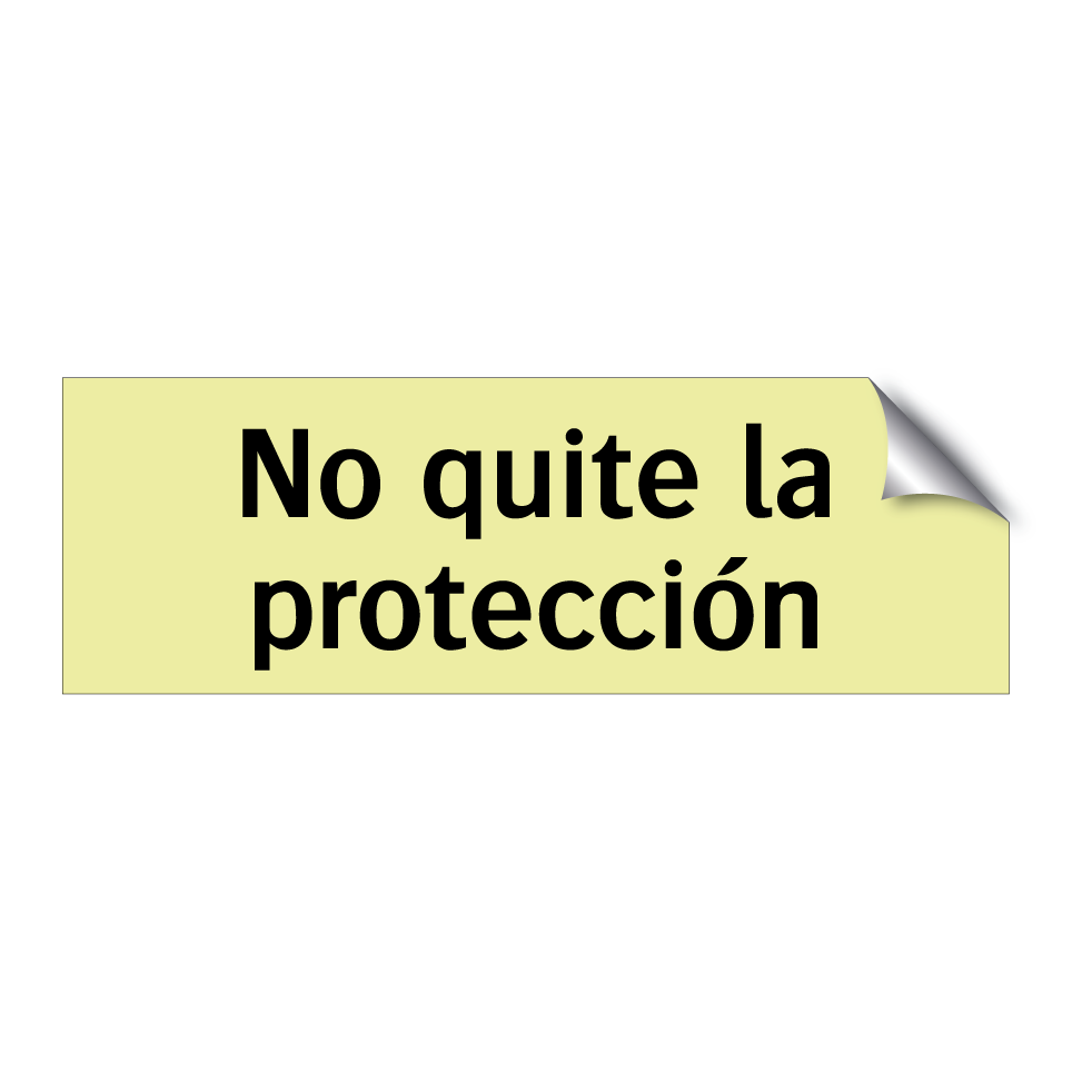 No quite la protección