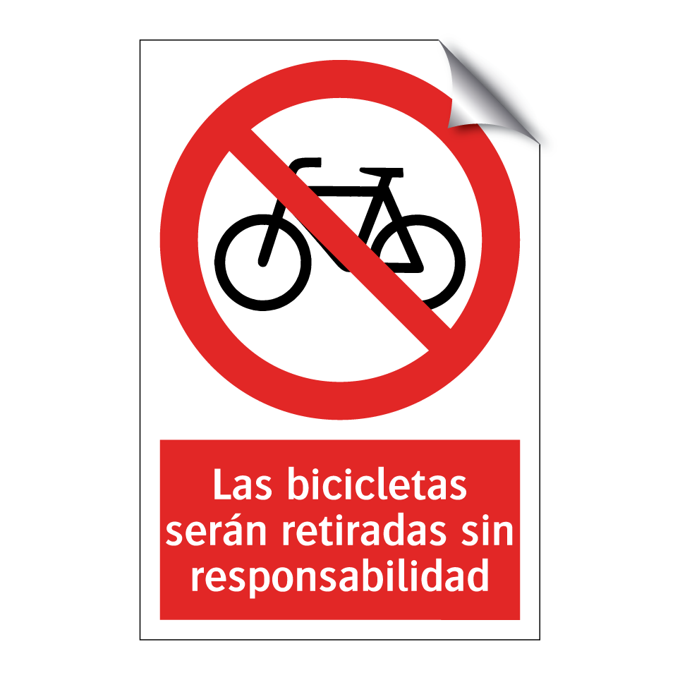 Las bicicletas serán retiradas sin responsabilidad