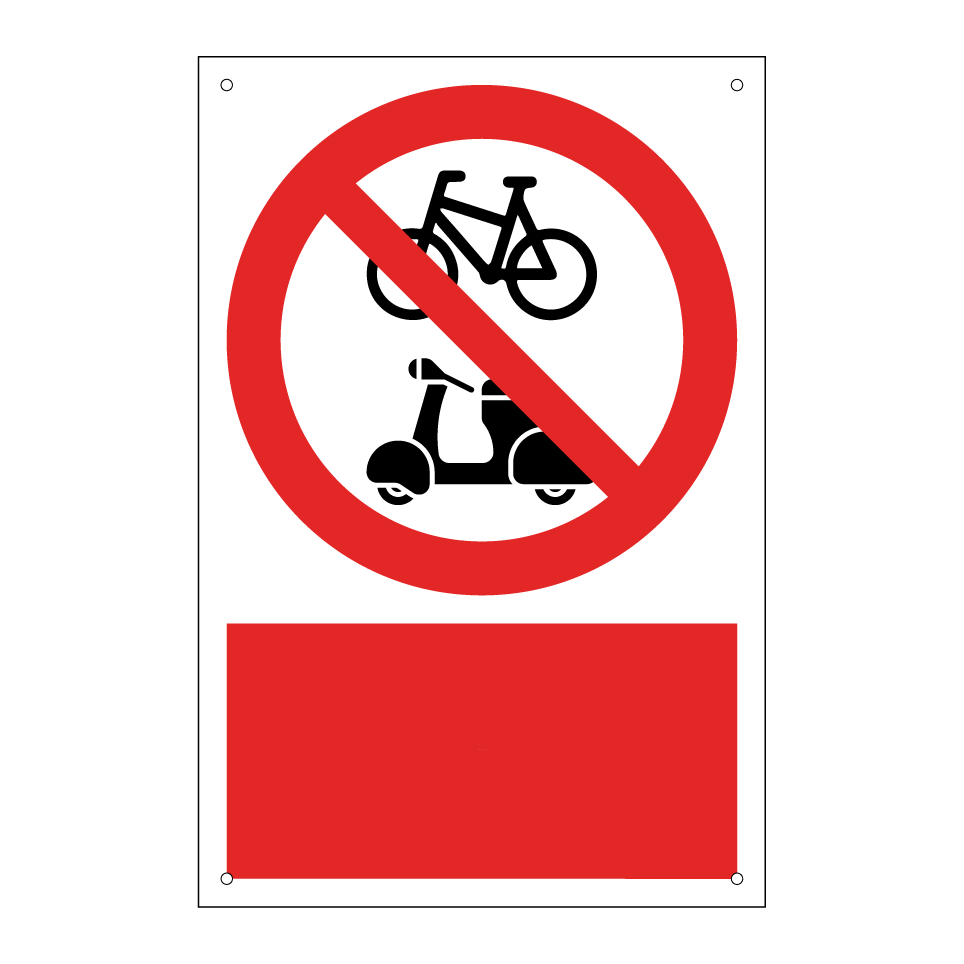 Bicicletas/Ciclomotores Prohibidos