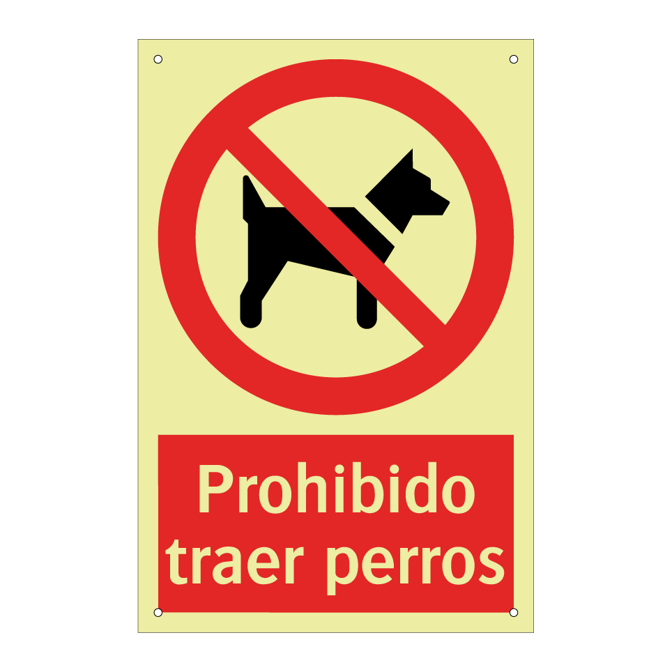 Prohibido traer perros