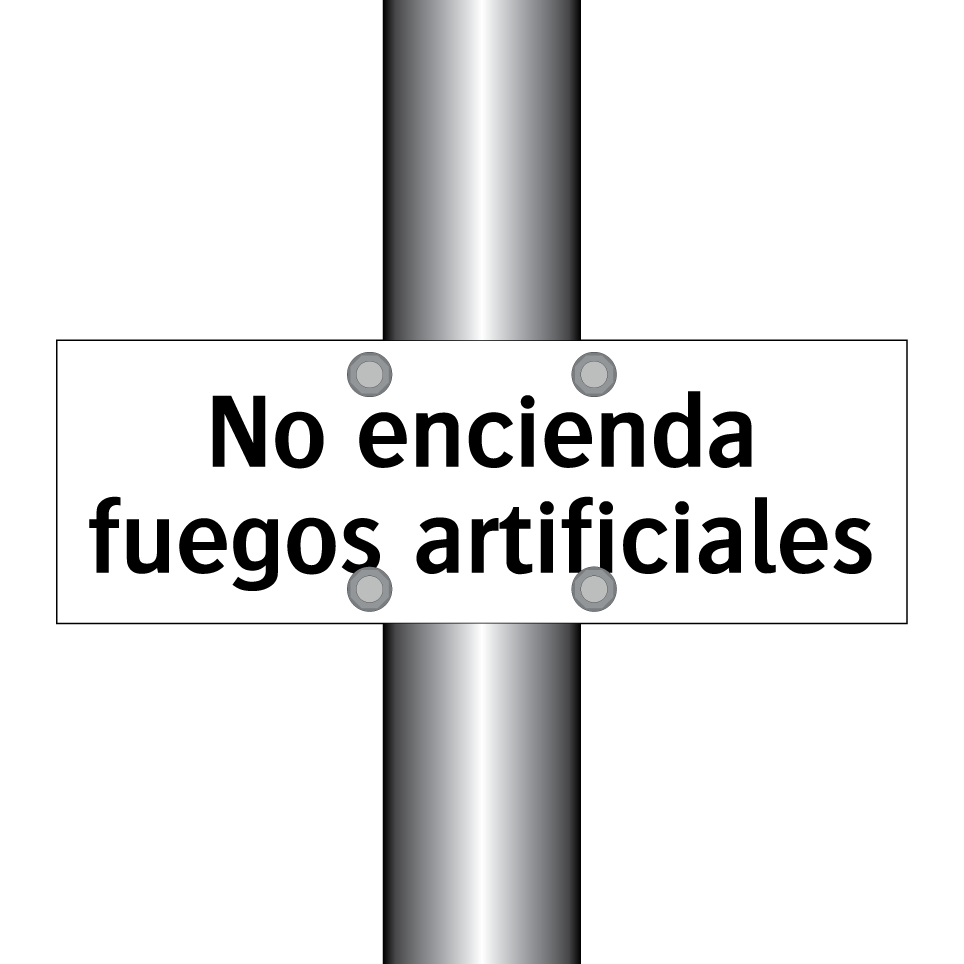 No encienda fuegos artificiales
