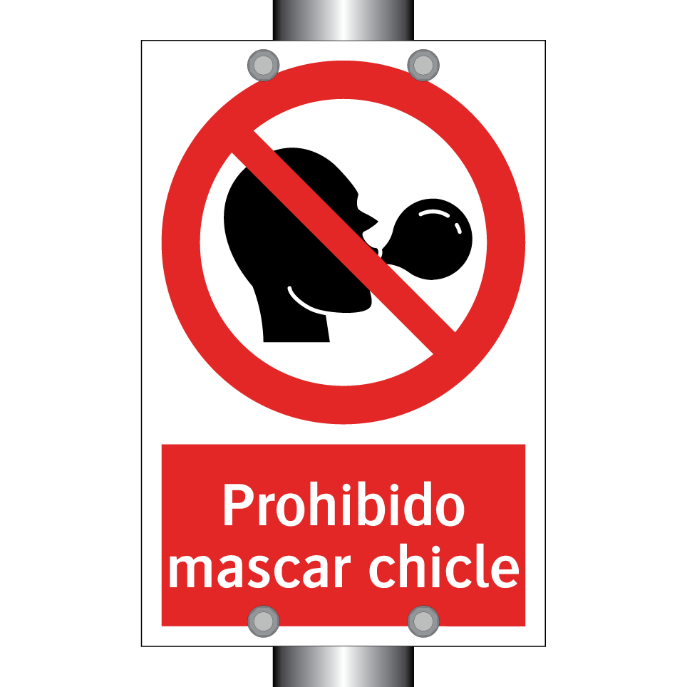 Prohibido mascar chicle