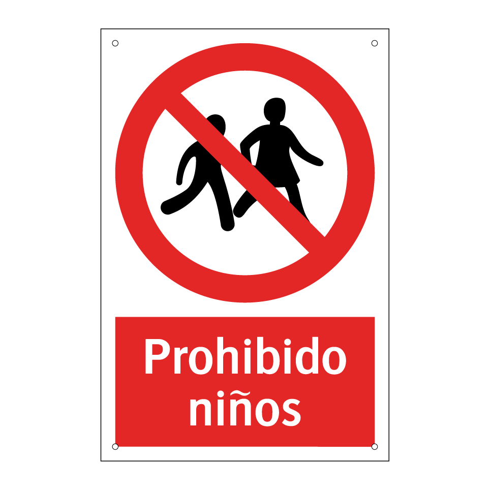 Prohibido niños