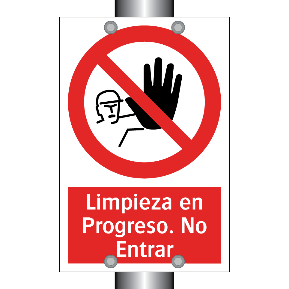 Limpieza en Progreso. No Entrar