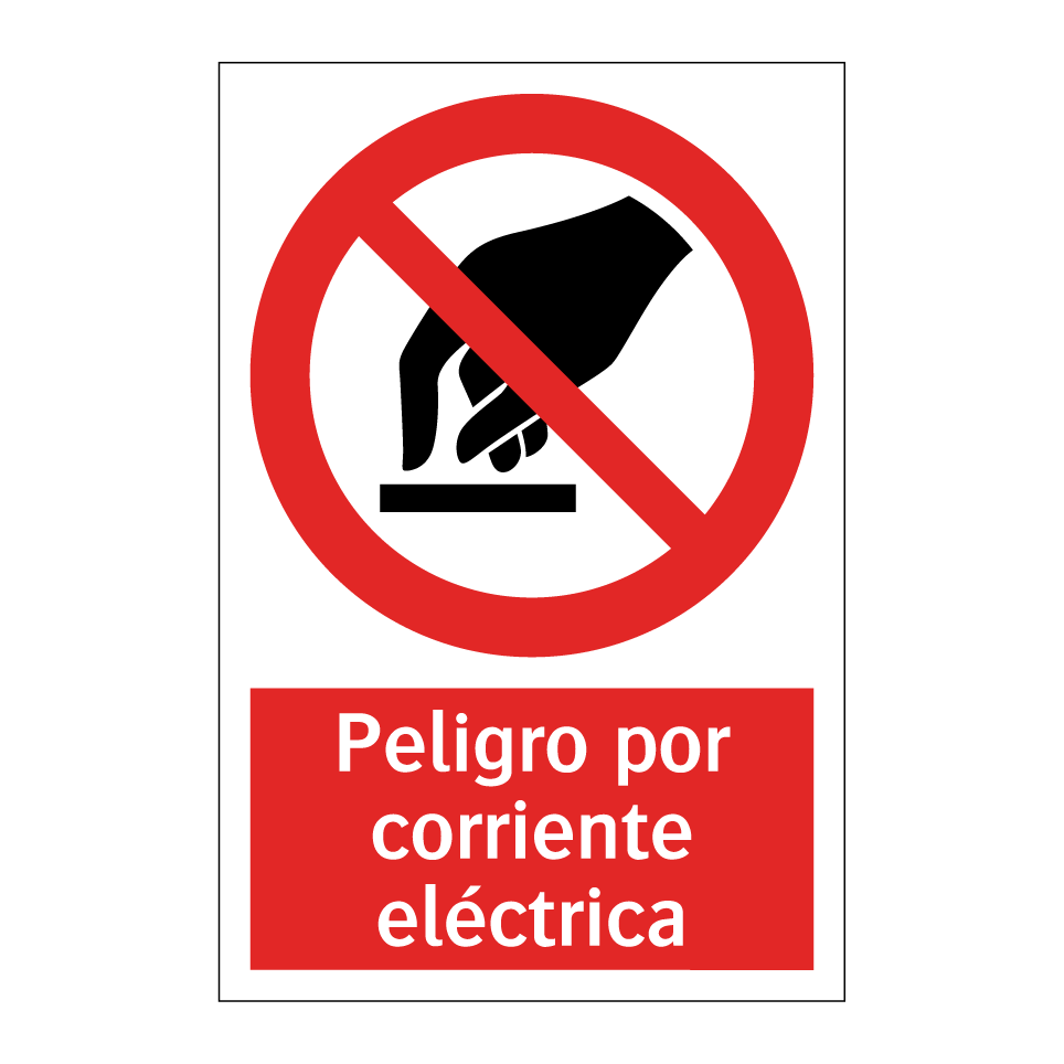 Peligro por corriente eléctrica