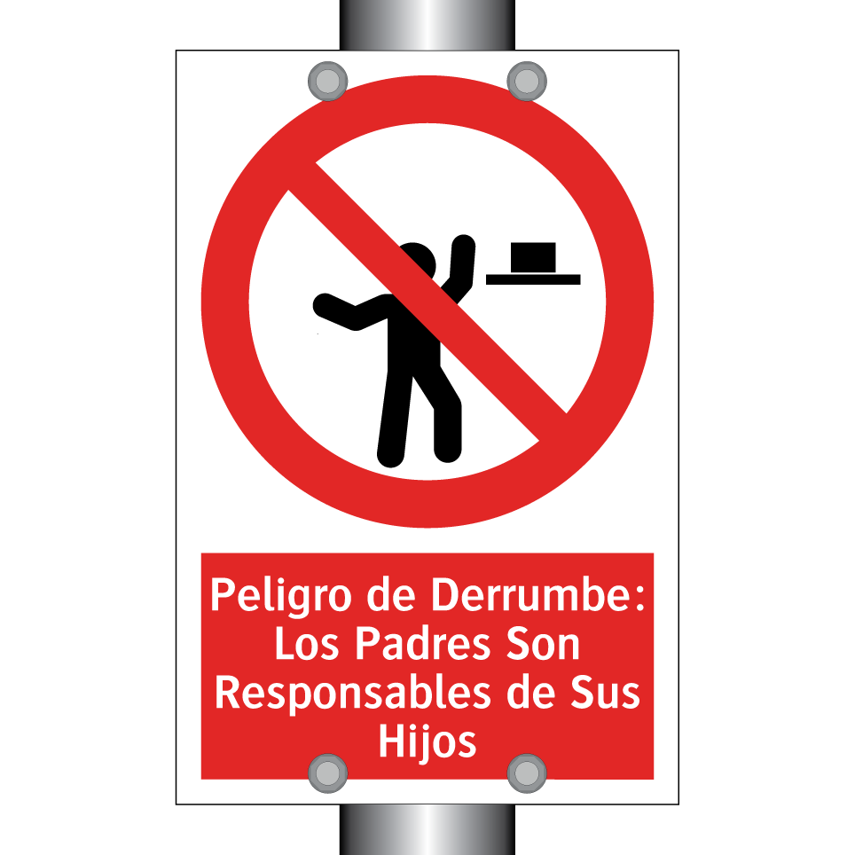 Peligro de Derrumbe: Los Padres Son Responsables de Sus Hijos