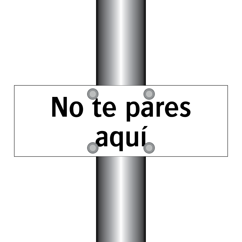 No te pares aquí