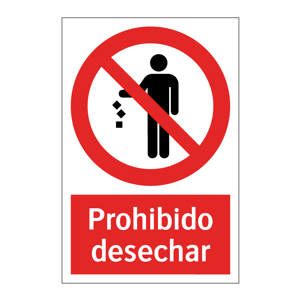 Prohibido desechar