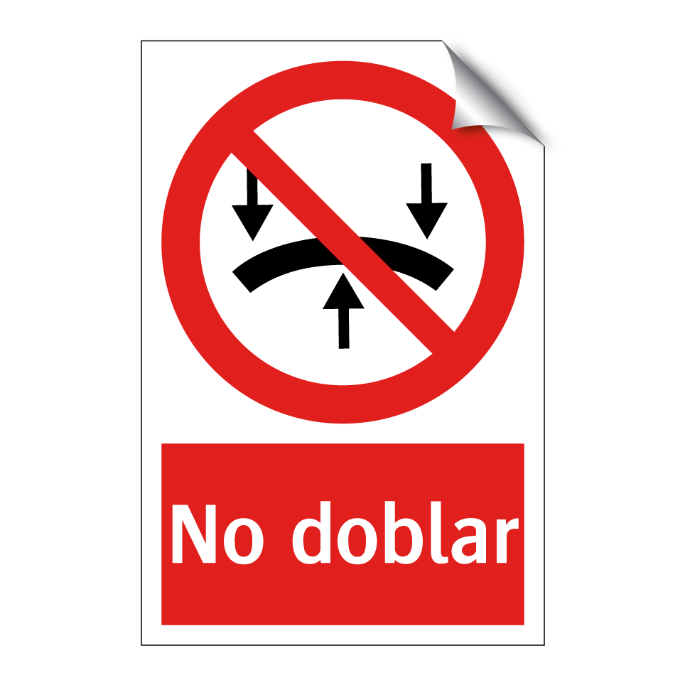 No doblar