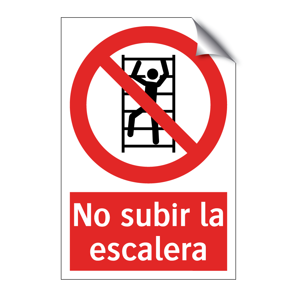 No subir la escalera