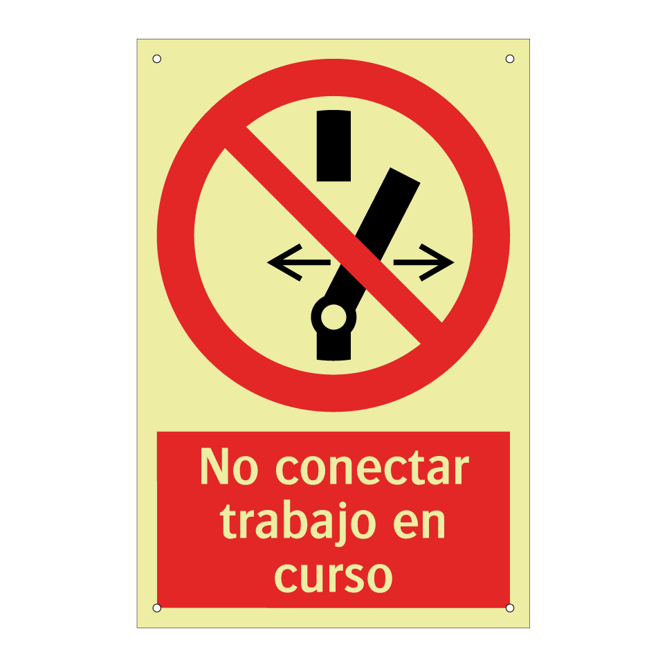 No conectar trabajo en curso
