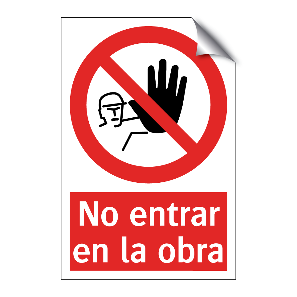 No entrar en la obra