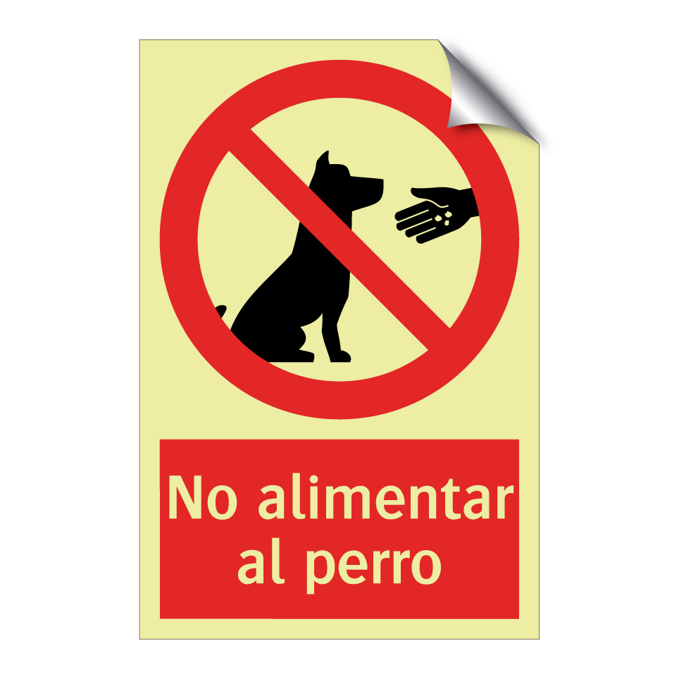 No alimentar al perro