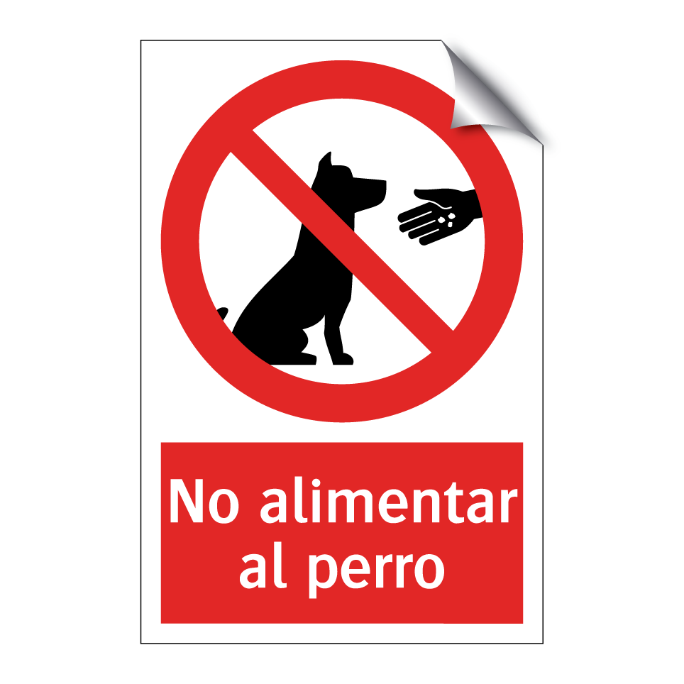 No alimentar al perro