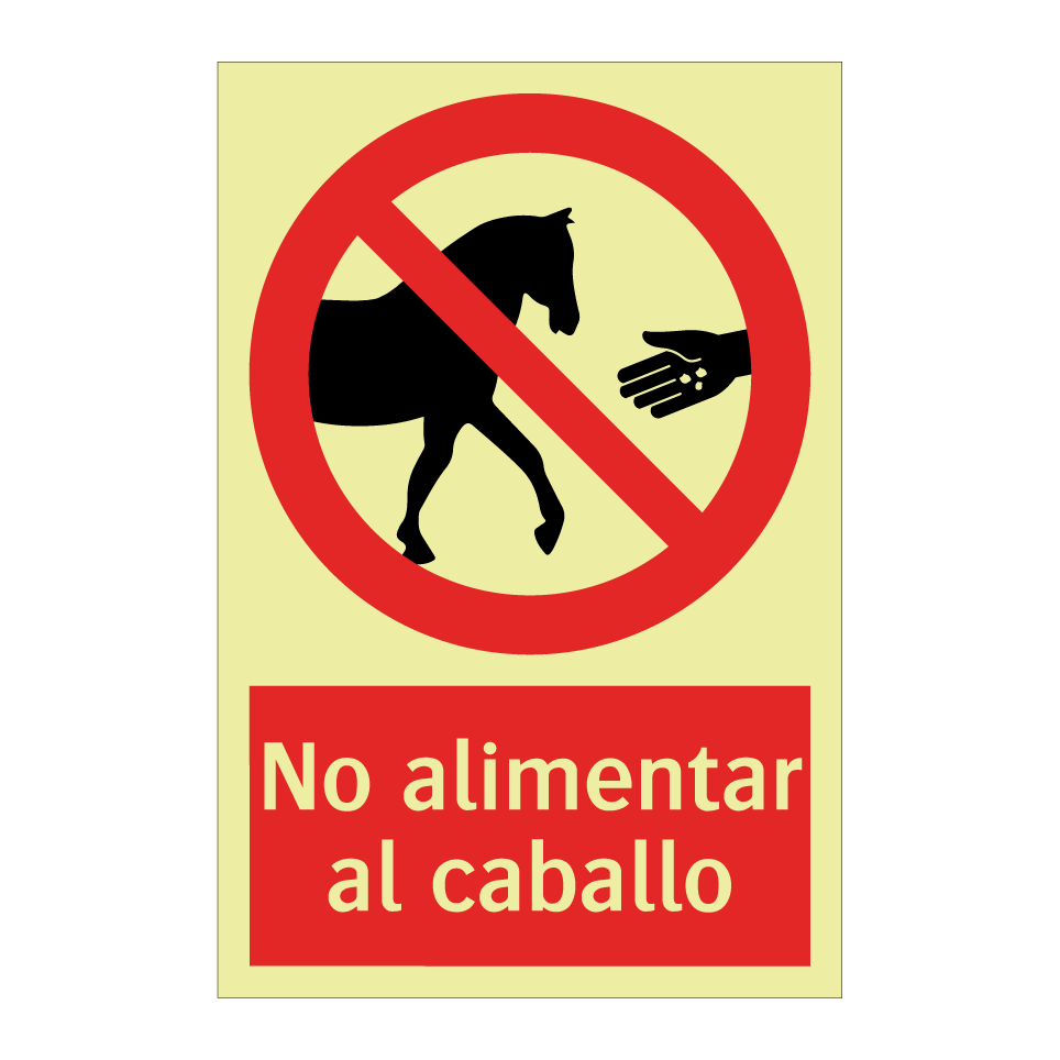 No alimentar al caballo
