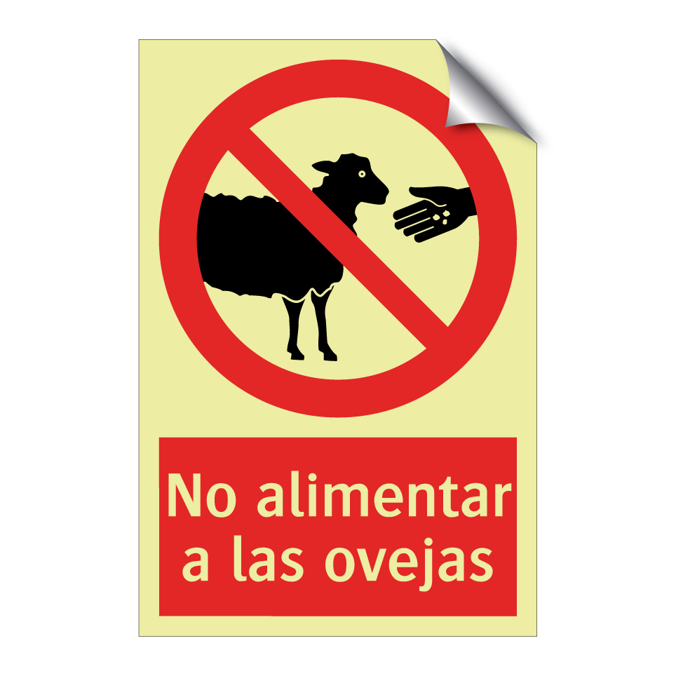 No alimentar a las ovejas