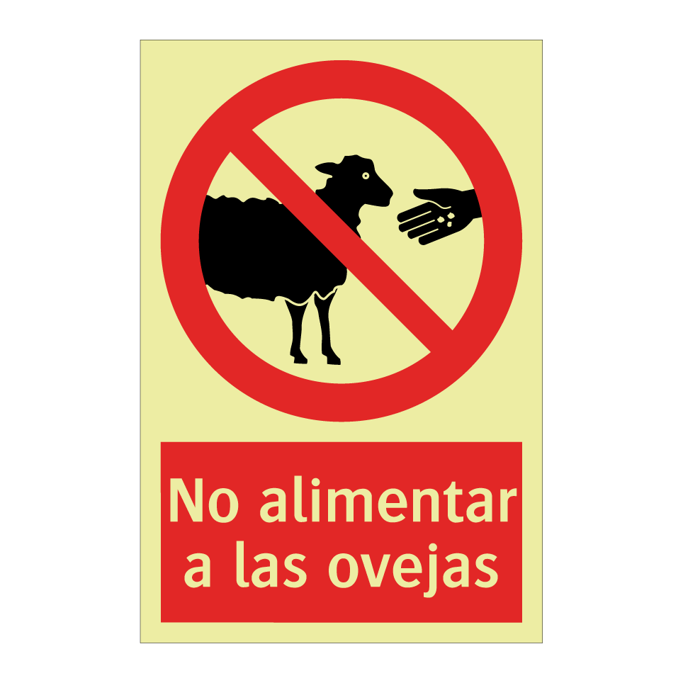 No alimentar a las ovejas