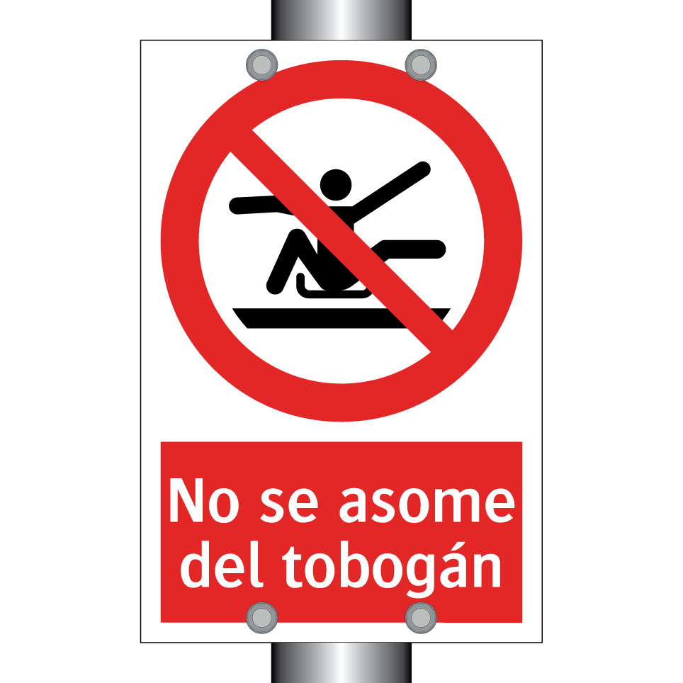No se asome del tobogán