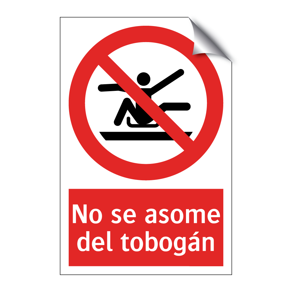 No se asome del tobogán