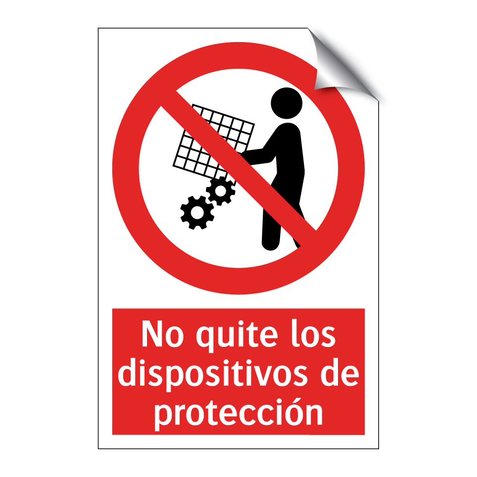 No quite los dispositivos de protección