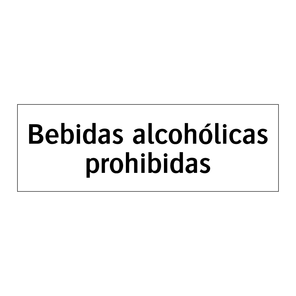 Bebidas alcohólicas prohibidas