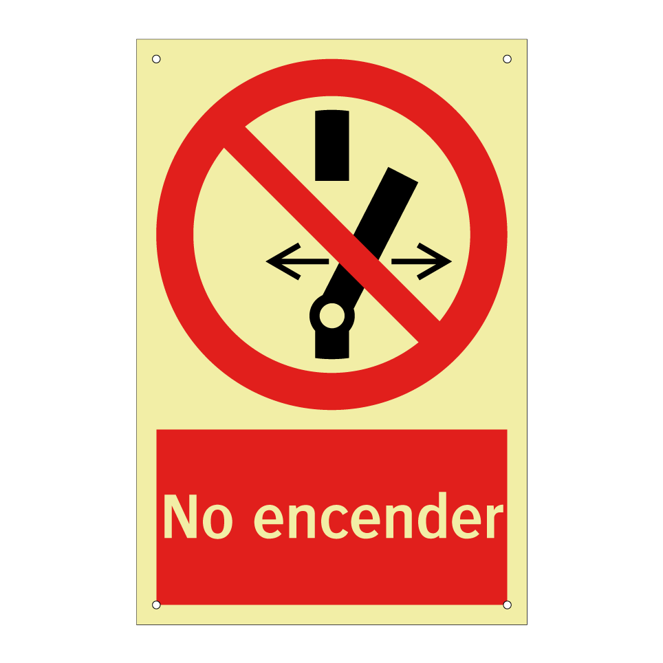 No encender