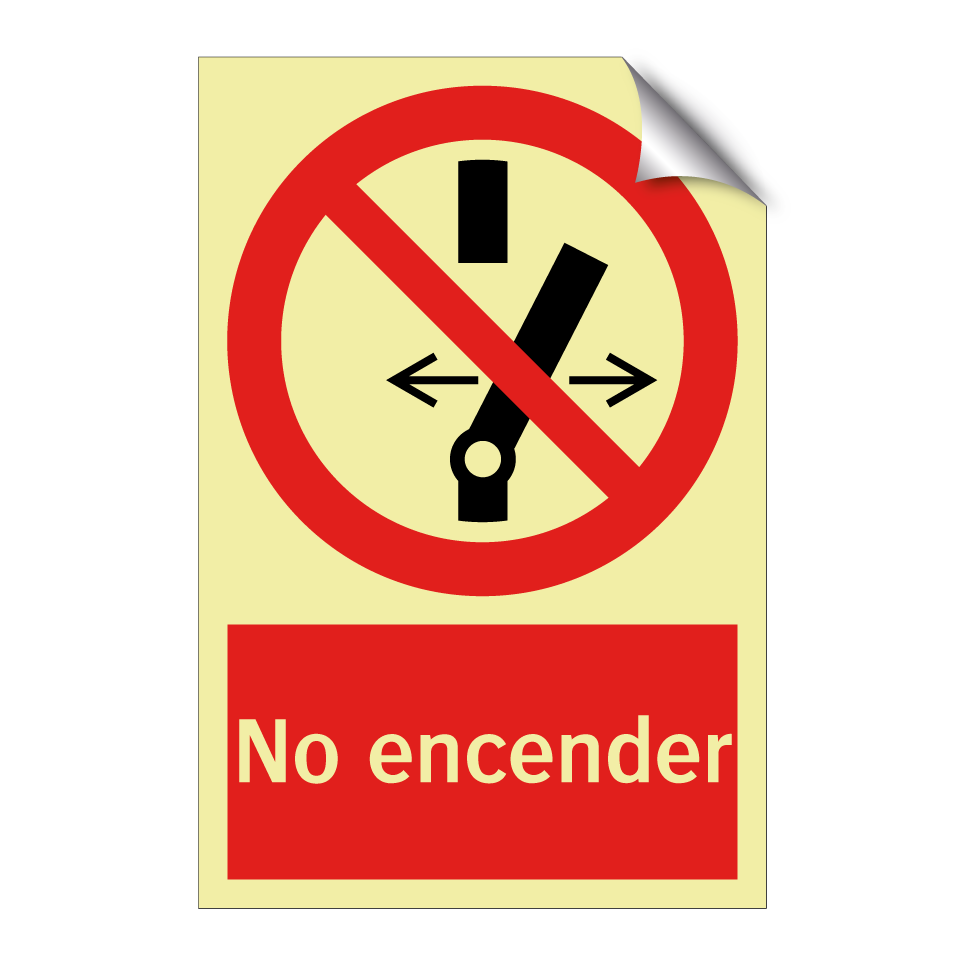No encender