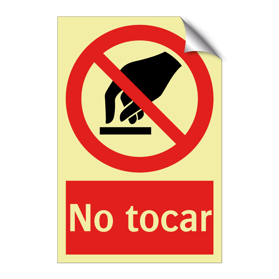 No tocar