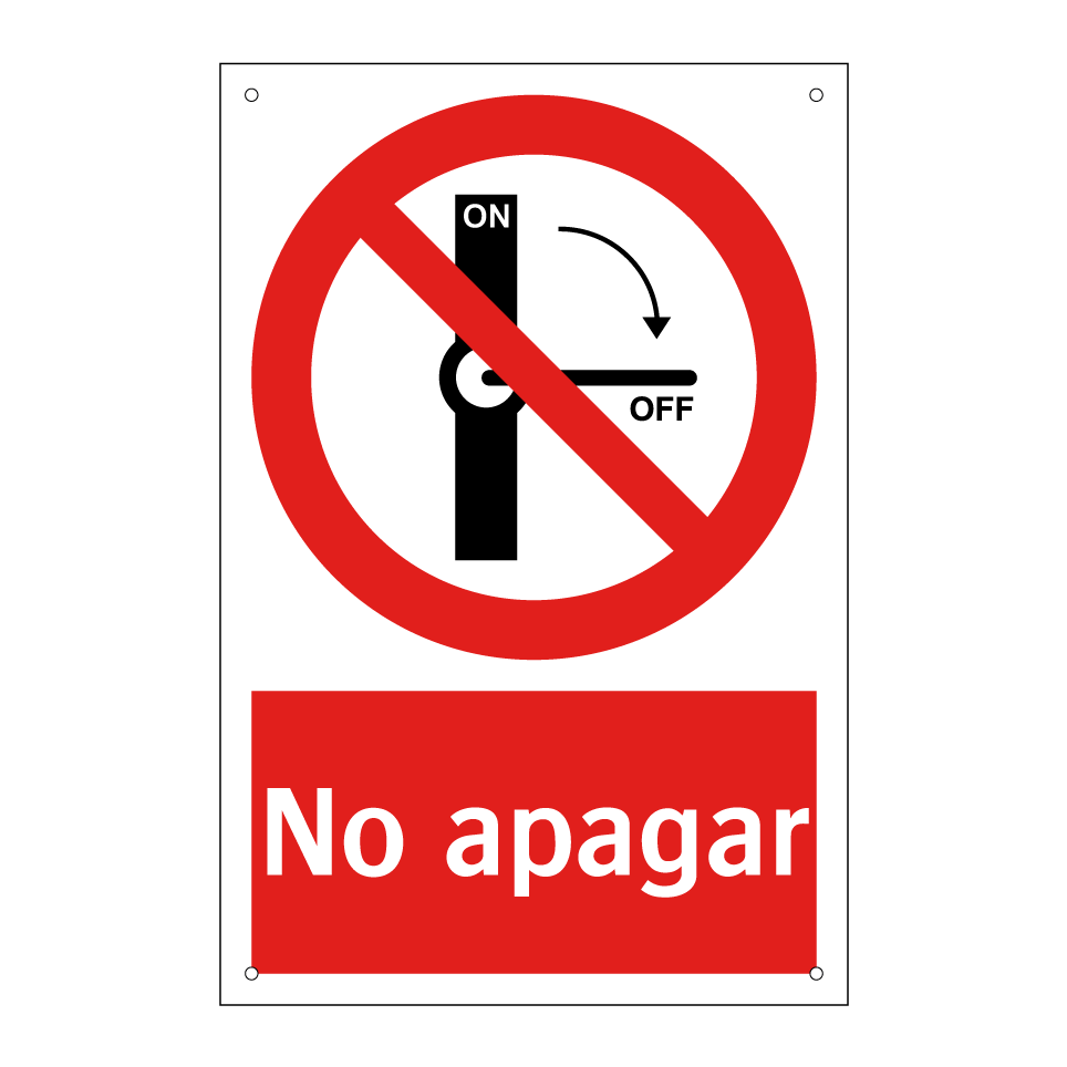No apagar