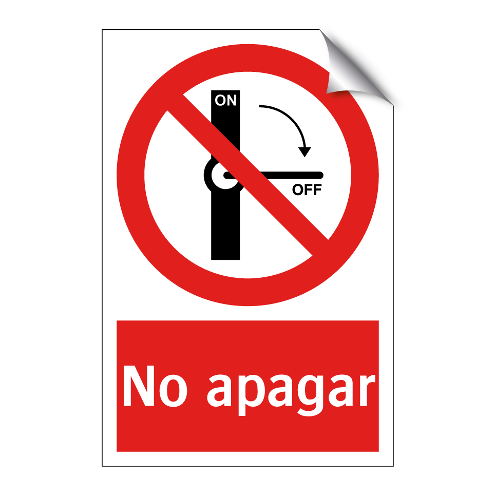 No apagar