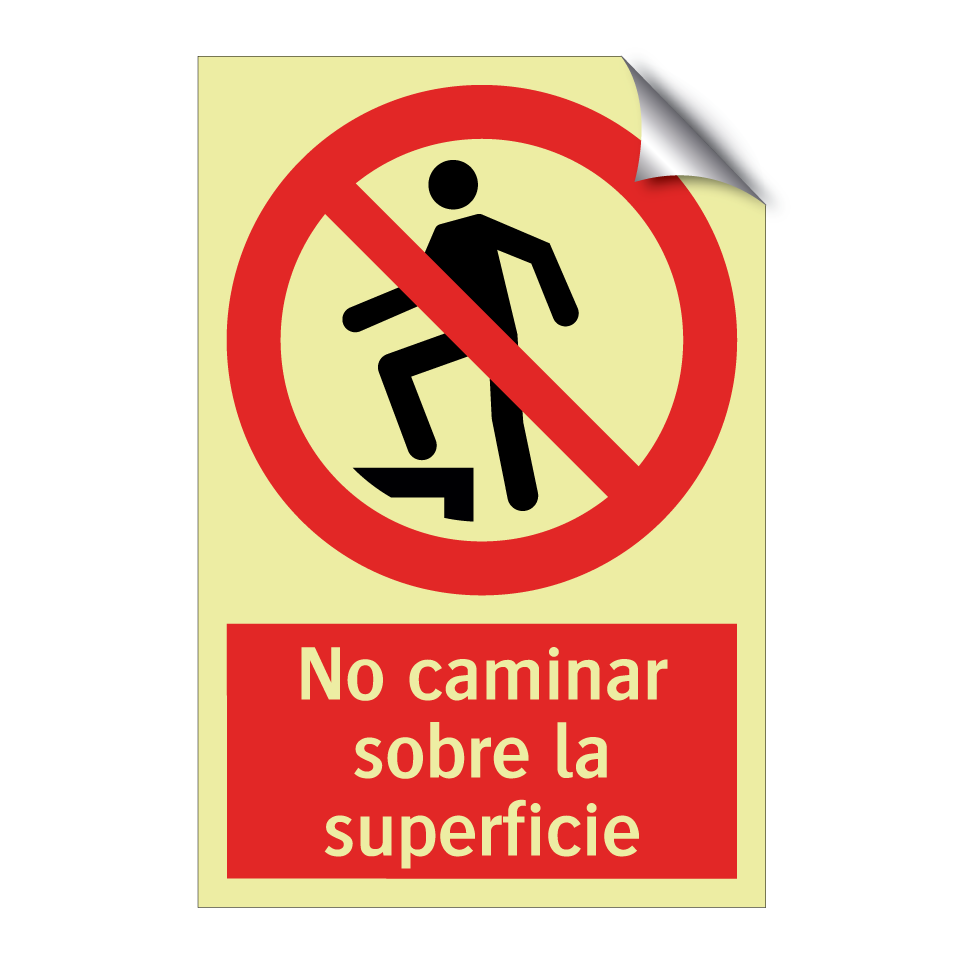 No caminar sobre la superficie